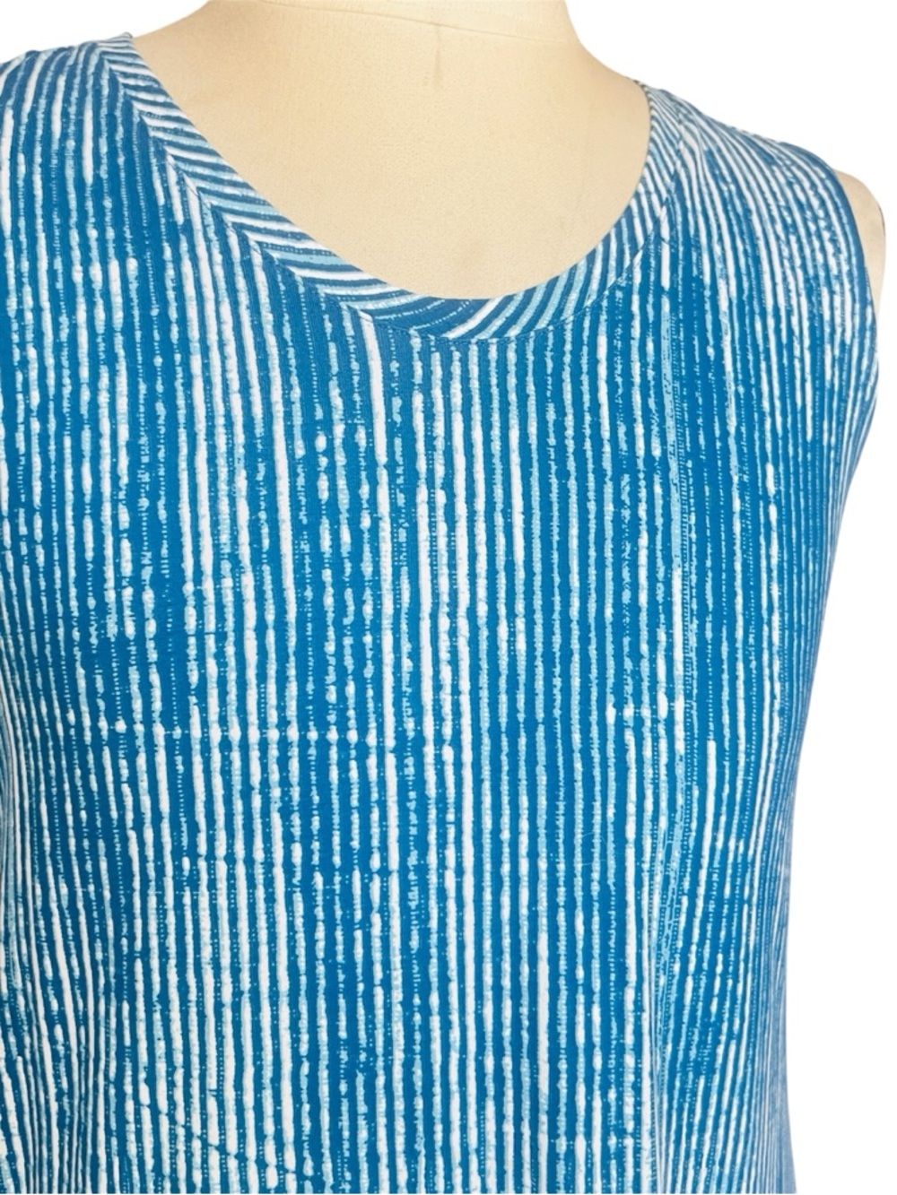 H By Halston PreppyStriped Midi Dress Classic Vacay Office Casual SZ M Petite - Picture 5 of 8